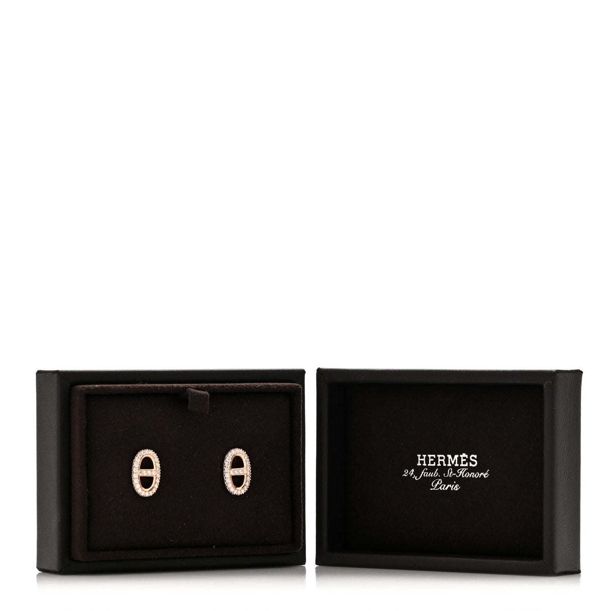 18K Rose Gold Diamond New Farandole Earrings