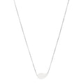 Sterling Silver Drop Pendant Necklace Green