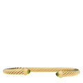 18K Yellow Gold Peridot 5mm Cable Bracelet