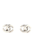 Twisted CC Small Earrings Silver