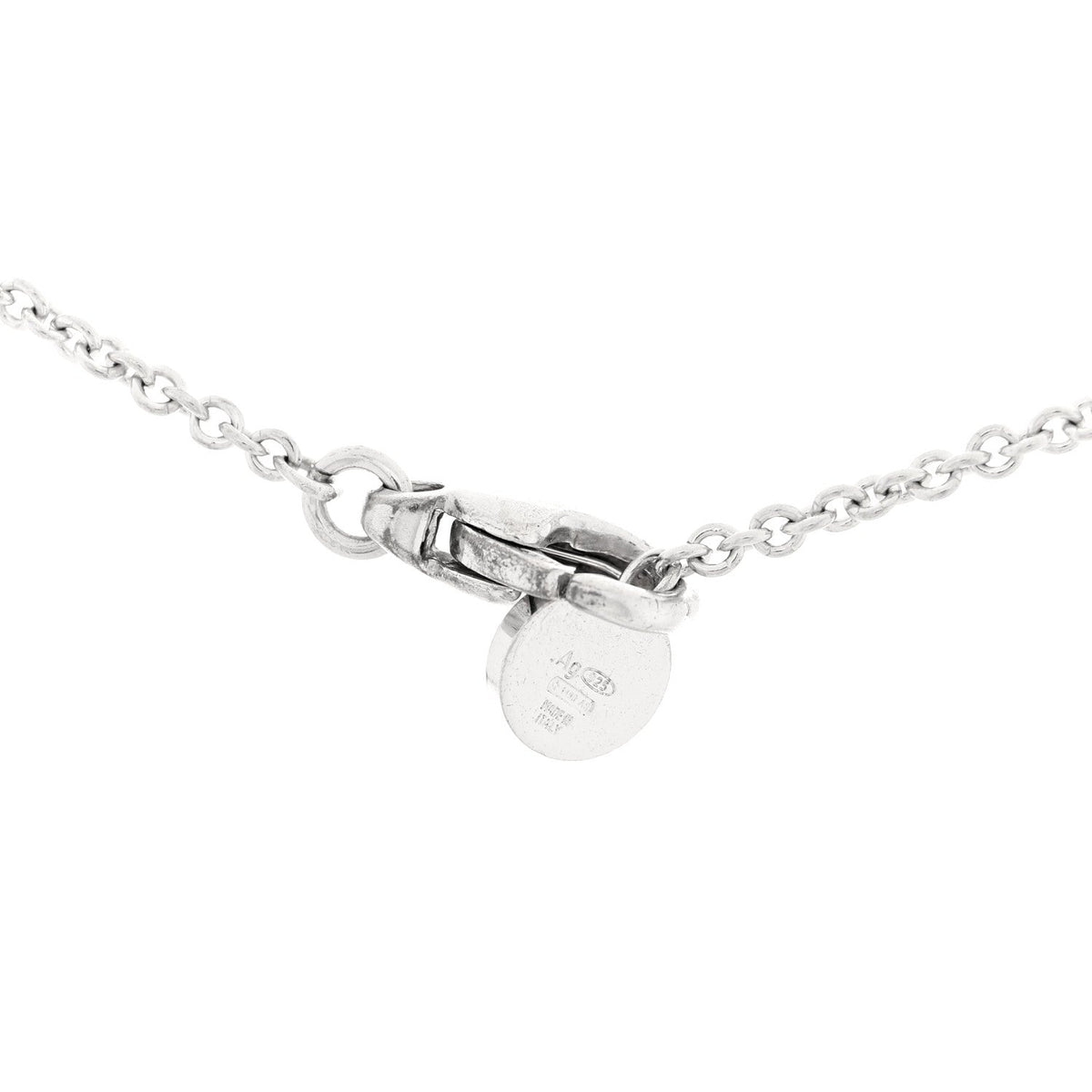 Sterling Silver Ceramic Save The Children Pendant Necklace