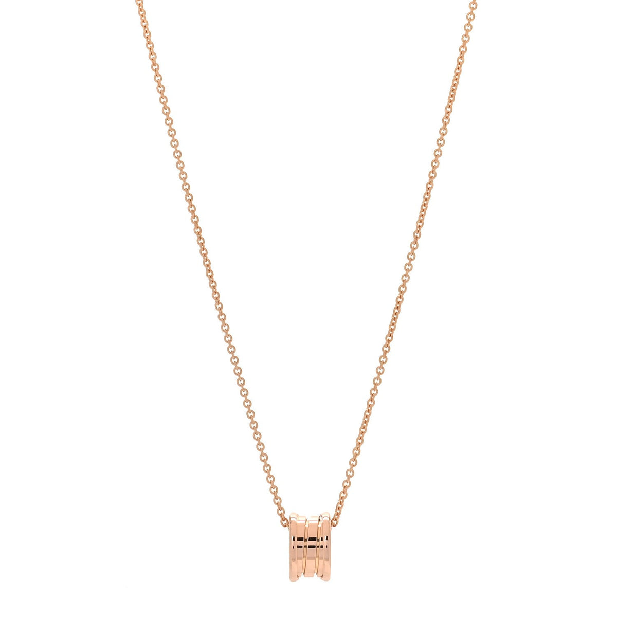 18K Rose Gold B.Zero1 Pendant Necklace