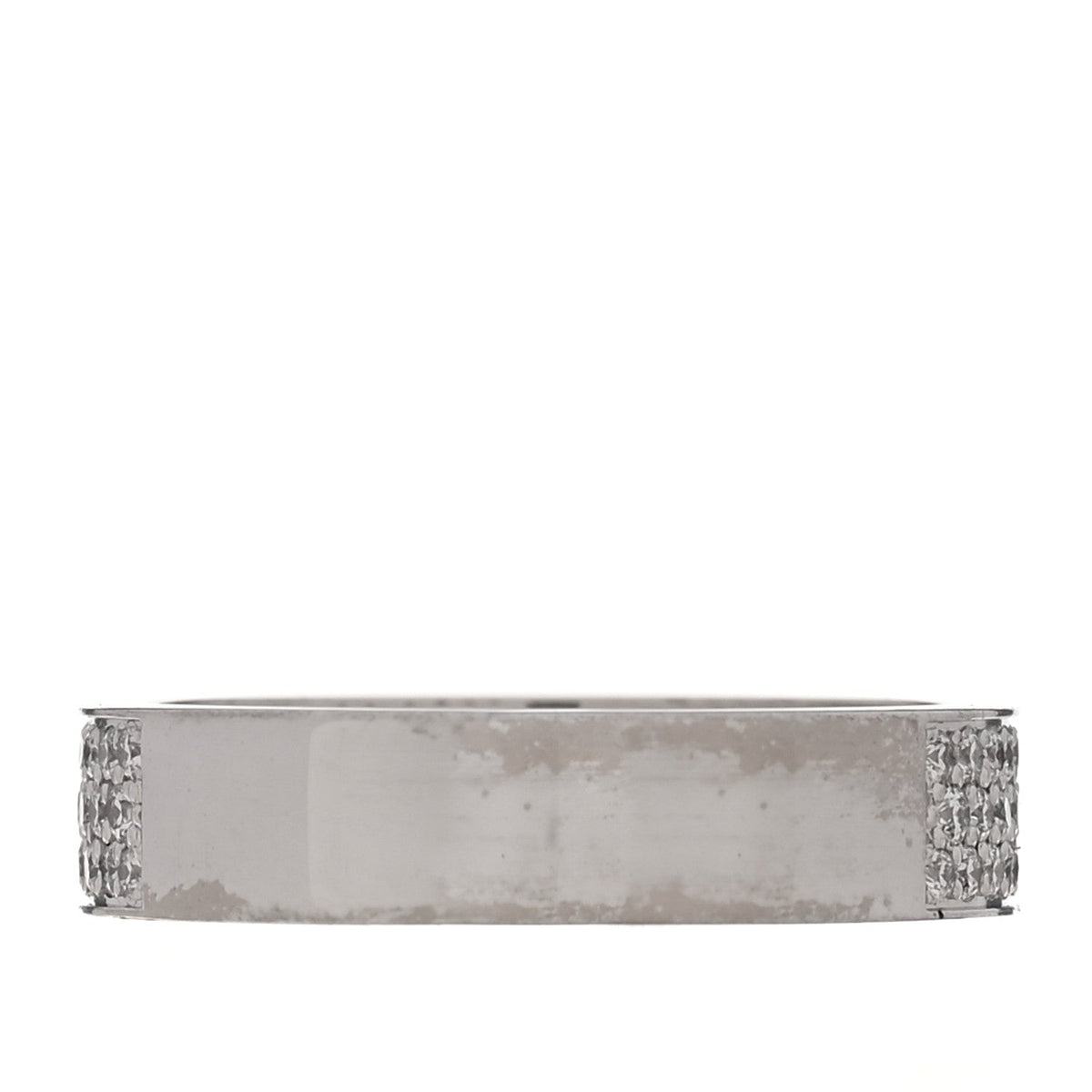 18K White Gold Diamond MM Kelly Clochette Ring 50 5.25