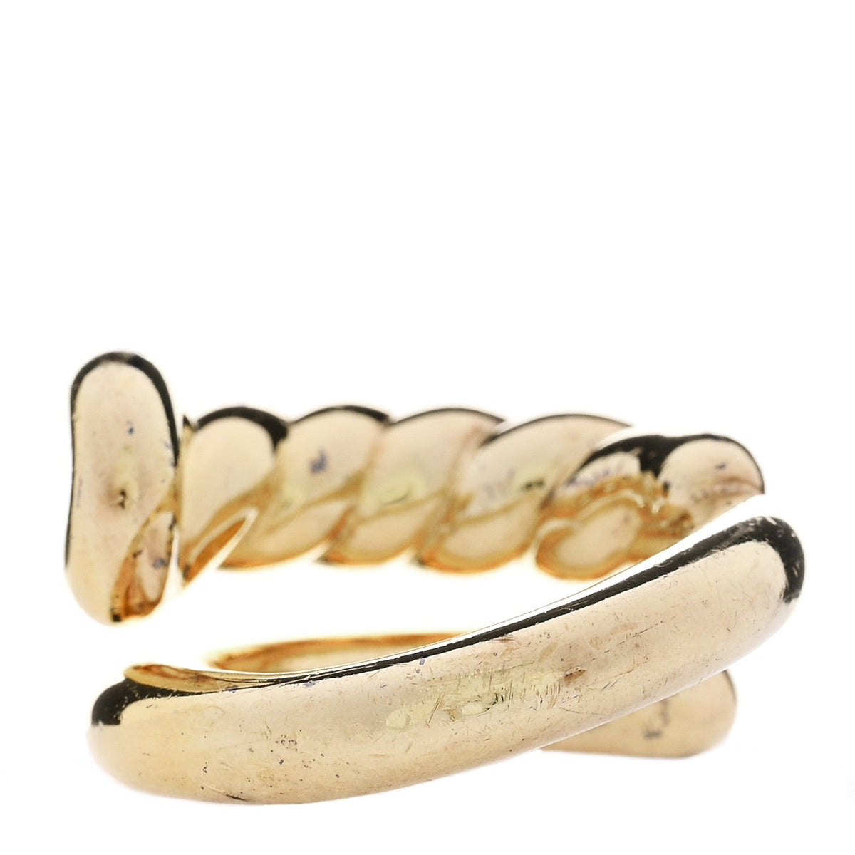 Sterling Silver Rope Twist Ring 57 8 Gold