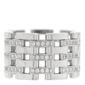 18K White Gold Diamond Les Chaines Ring 50 5.5