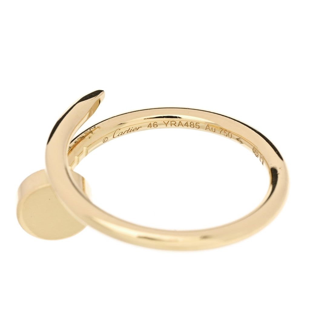 18K Yellow Gold Small Juste Un Clou Ring 46 3.75