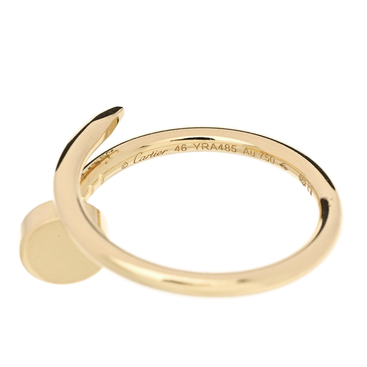18K Yellow Gold Small Juste Un Clou Ring 46 3.75