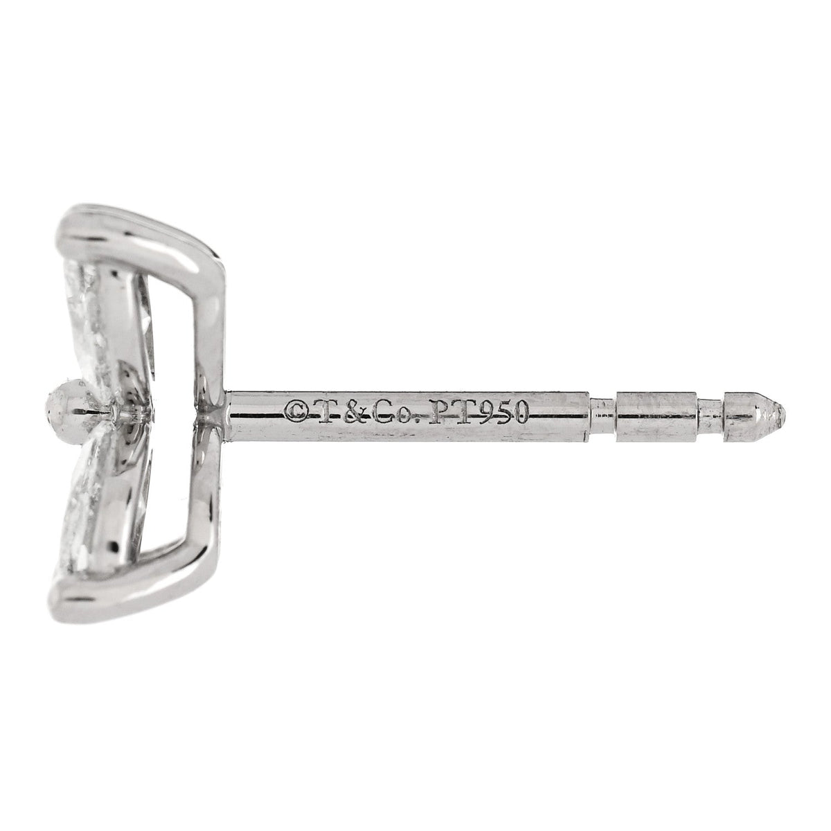Platinum Diamond .92ct Medium Victoria Earrings