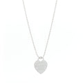 Sterling Silver Return To Tiffany Heart Pendant Bead Chain Necklace