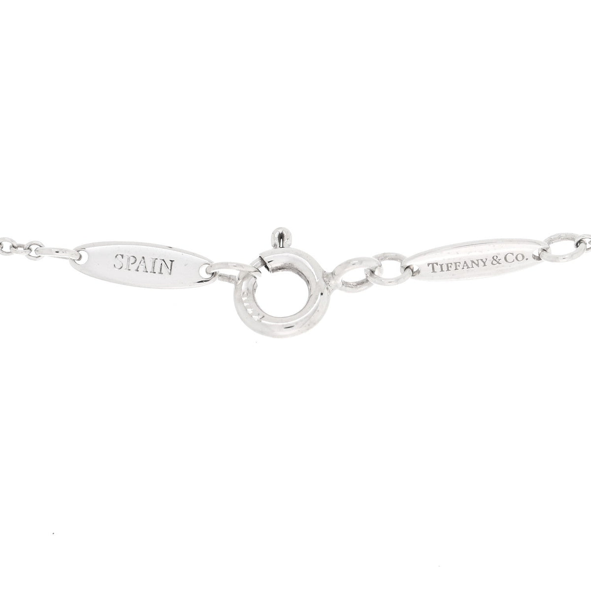 Sterling Silver Elsa Peretti 11mm Open Heart Pendant Necklace