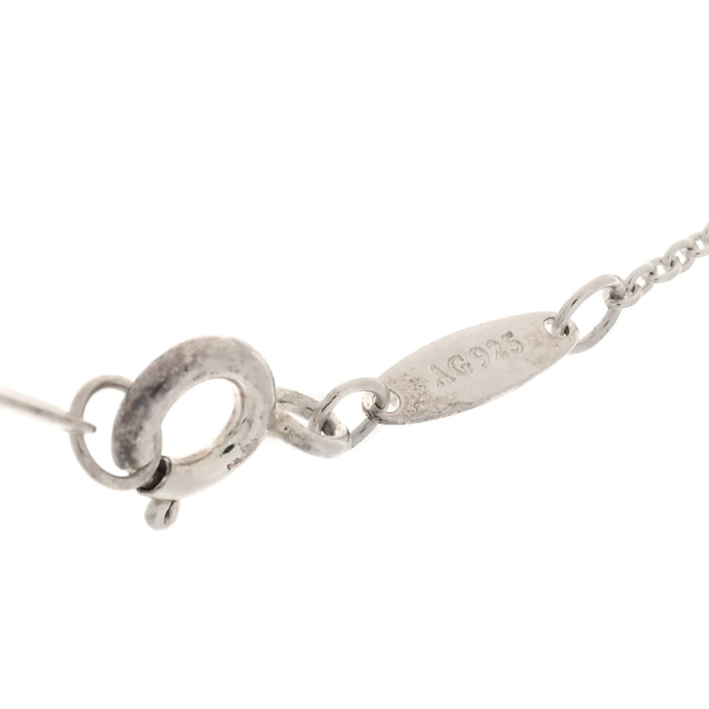 Sterling Silver Diamond .07ct Elsa Peretti Diamonds by the Yard Pendant Necklace