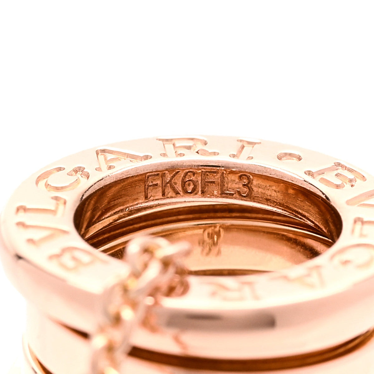 18K Rose Gold B.Zero1 Pendant Necklace