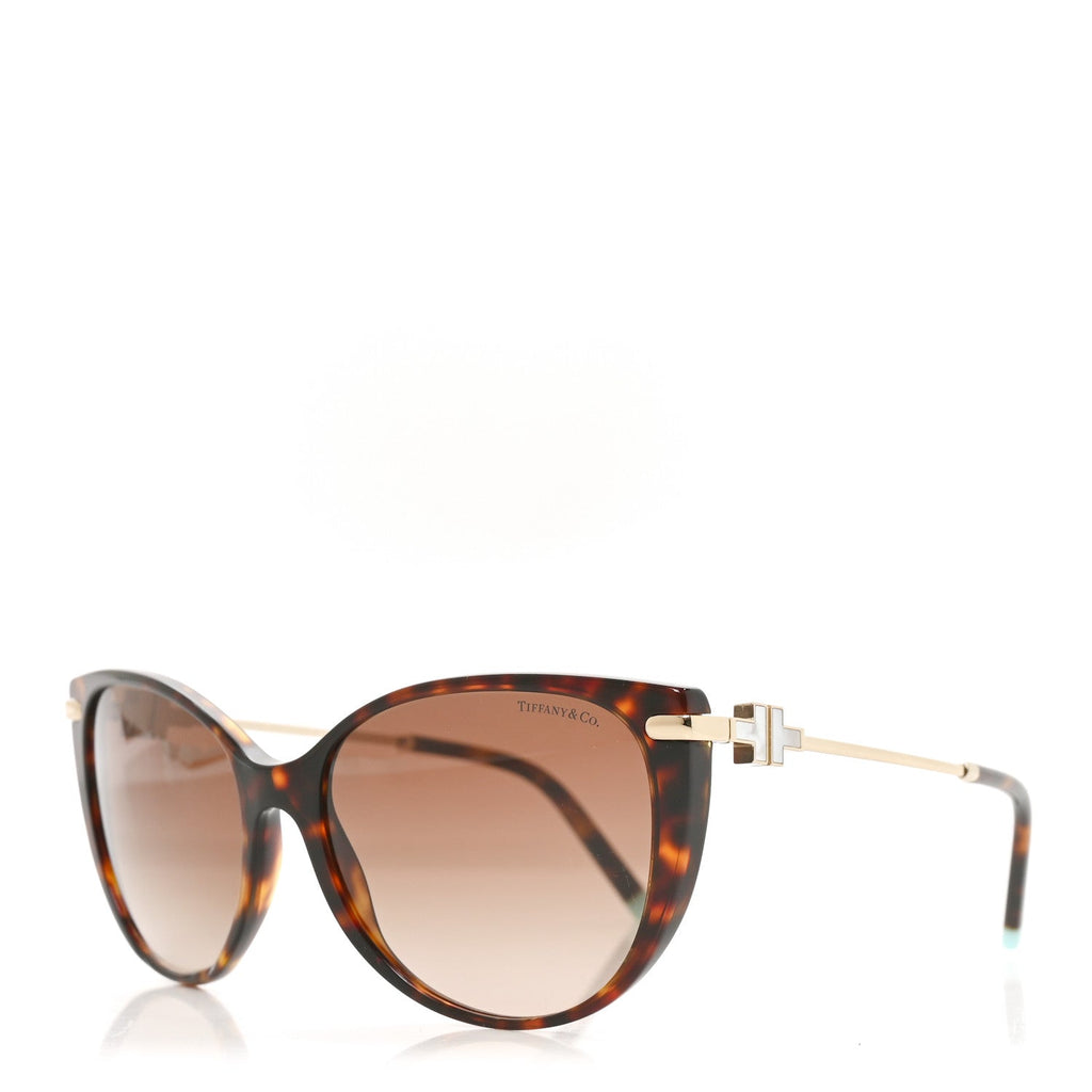 Acetate Metal Mother of Pearl T Wire Sunglasses TF4178 Havana Brown
