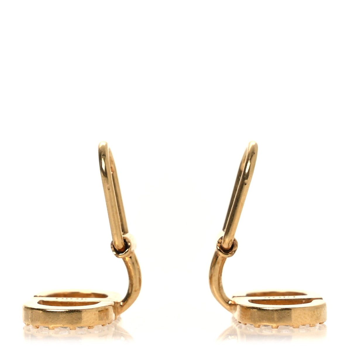 Crystal Clair D Lune Clip On Earrings Gold