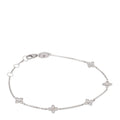 18K White Gold Diamond Verona by the Inch Bracelet