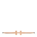 18K Rose Gold Narrow T Wire Bracelet