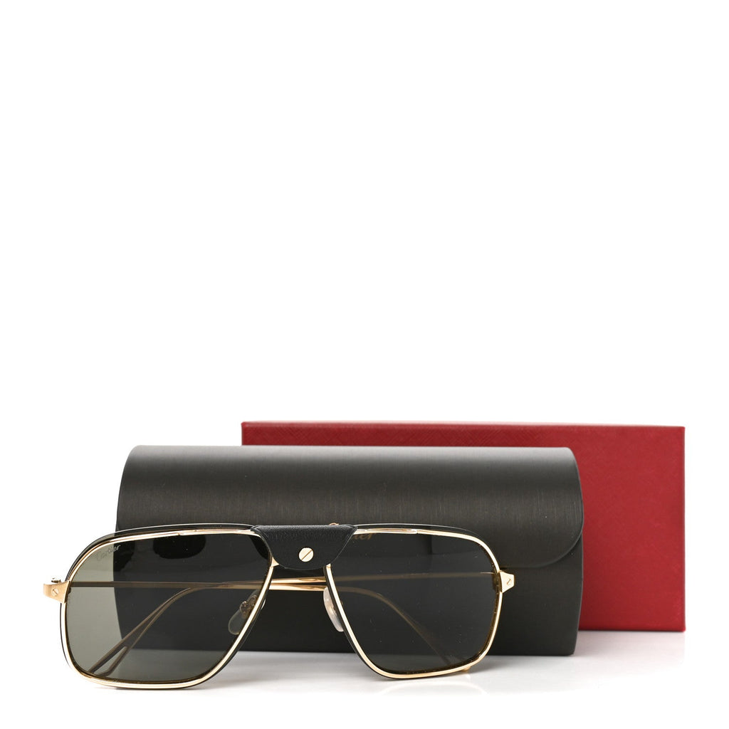 Metal Santos Dumont Screw Sunglasses CT0243S Gold Grey