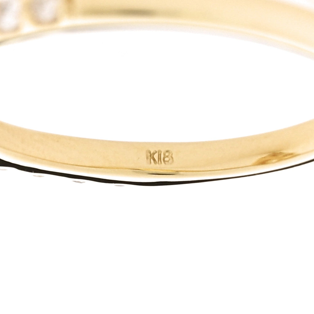 18K Yellow Gold Diamond .53ctw Pear Cut Engagement Ring  53 6.25