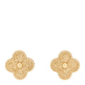 18K Yellow Gold Vintage Alhambra Earrings