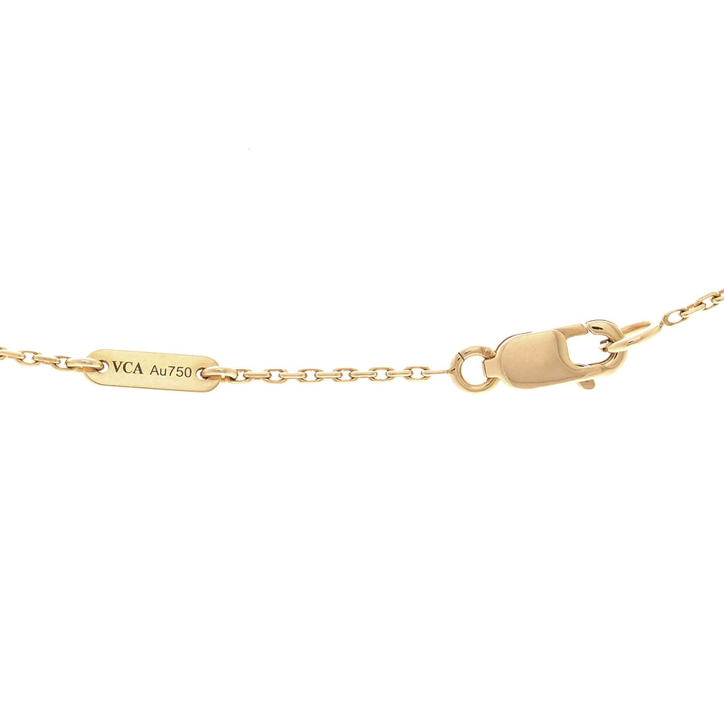 18K Rose Gold Sweet Alhambra Pendant Necklace