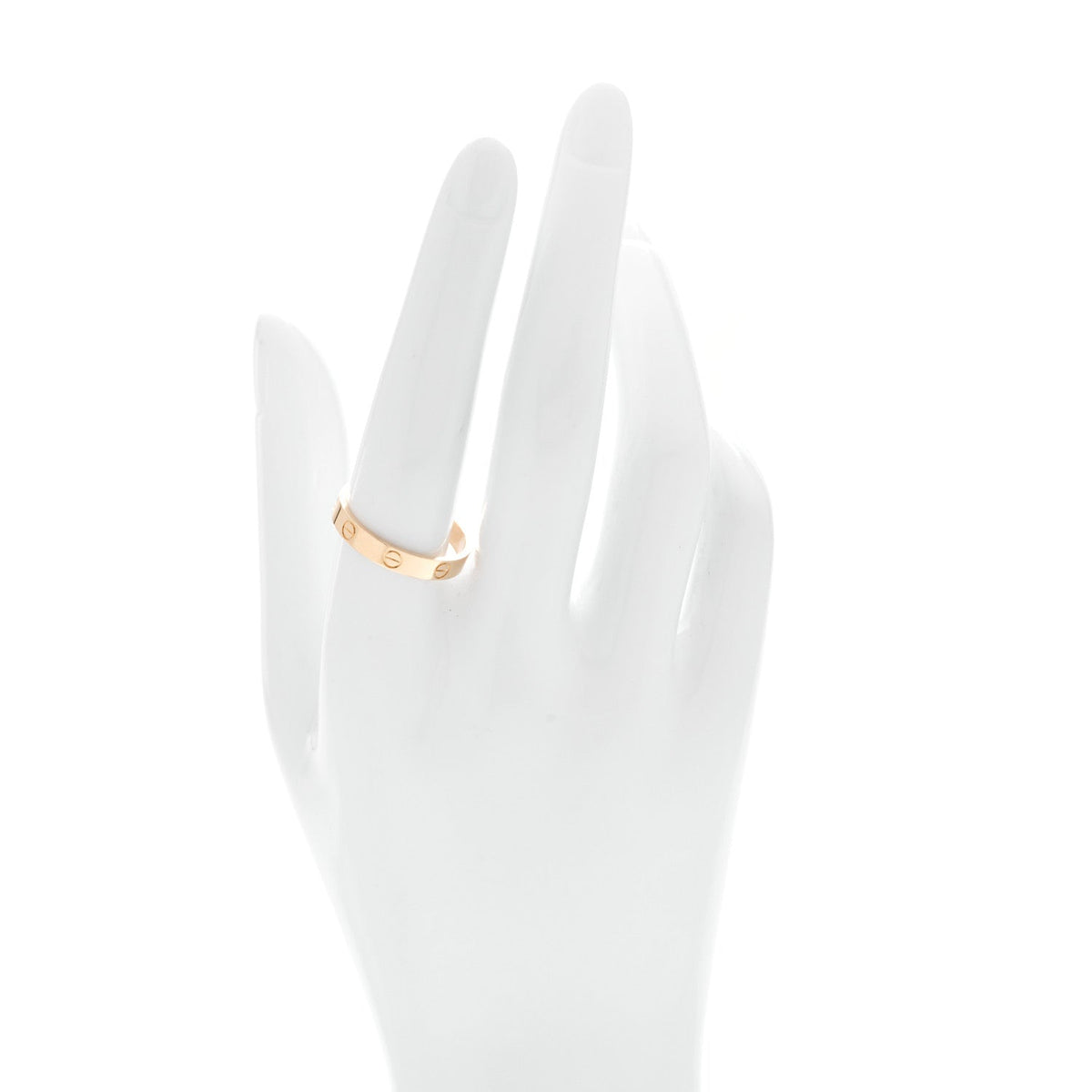 18K Yellow Gold 3.5mm LOVE Wedding Band Ring 60 9.25