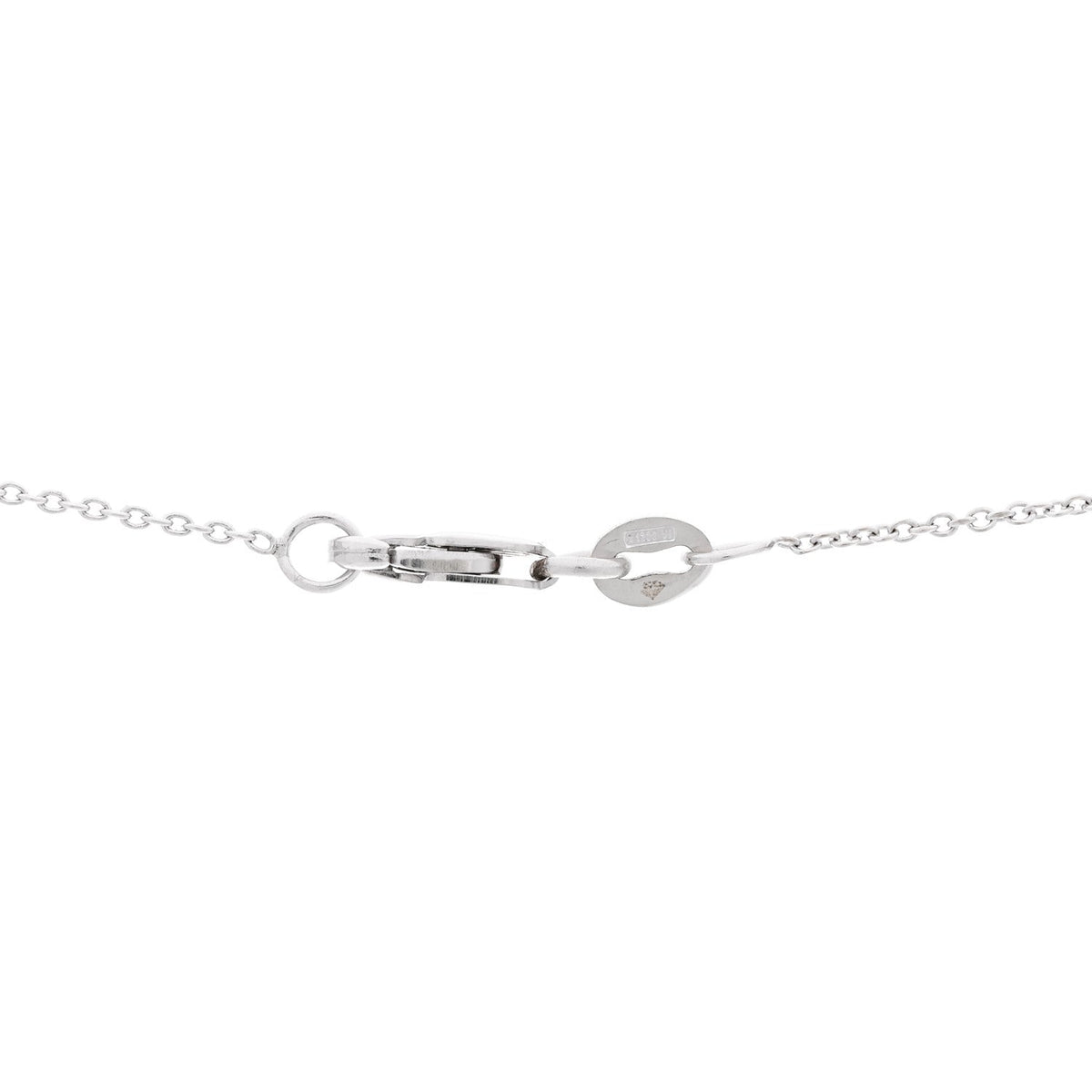 18K White Gold Diamond Fantasia Big Flower Pendant Necklace