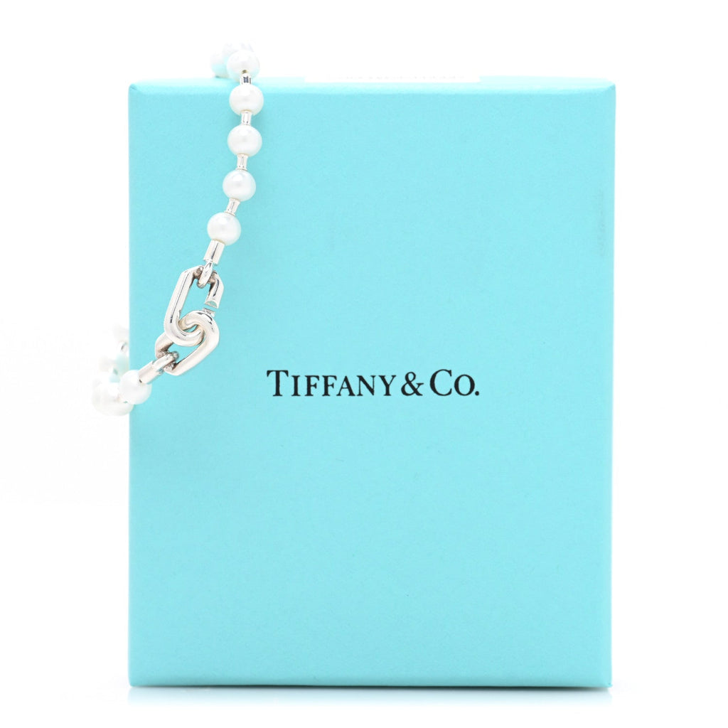 Sterling Silver Pearl 5-6mm HardWear Bracelet