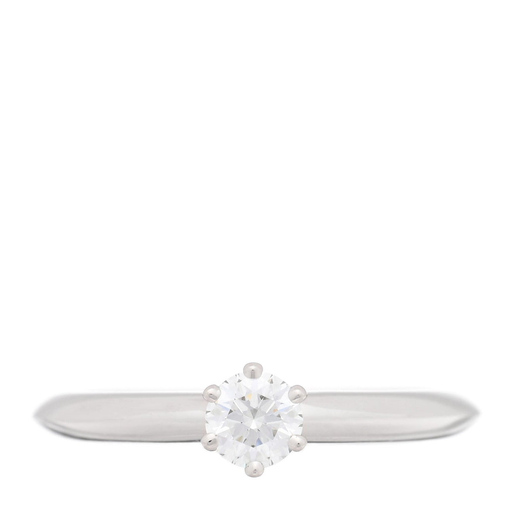 Platinum Diamond .25ct Solitaire Engagement Ring 49 5