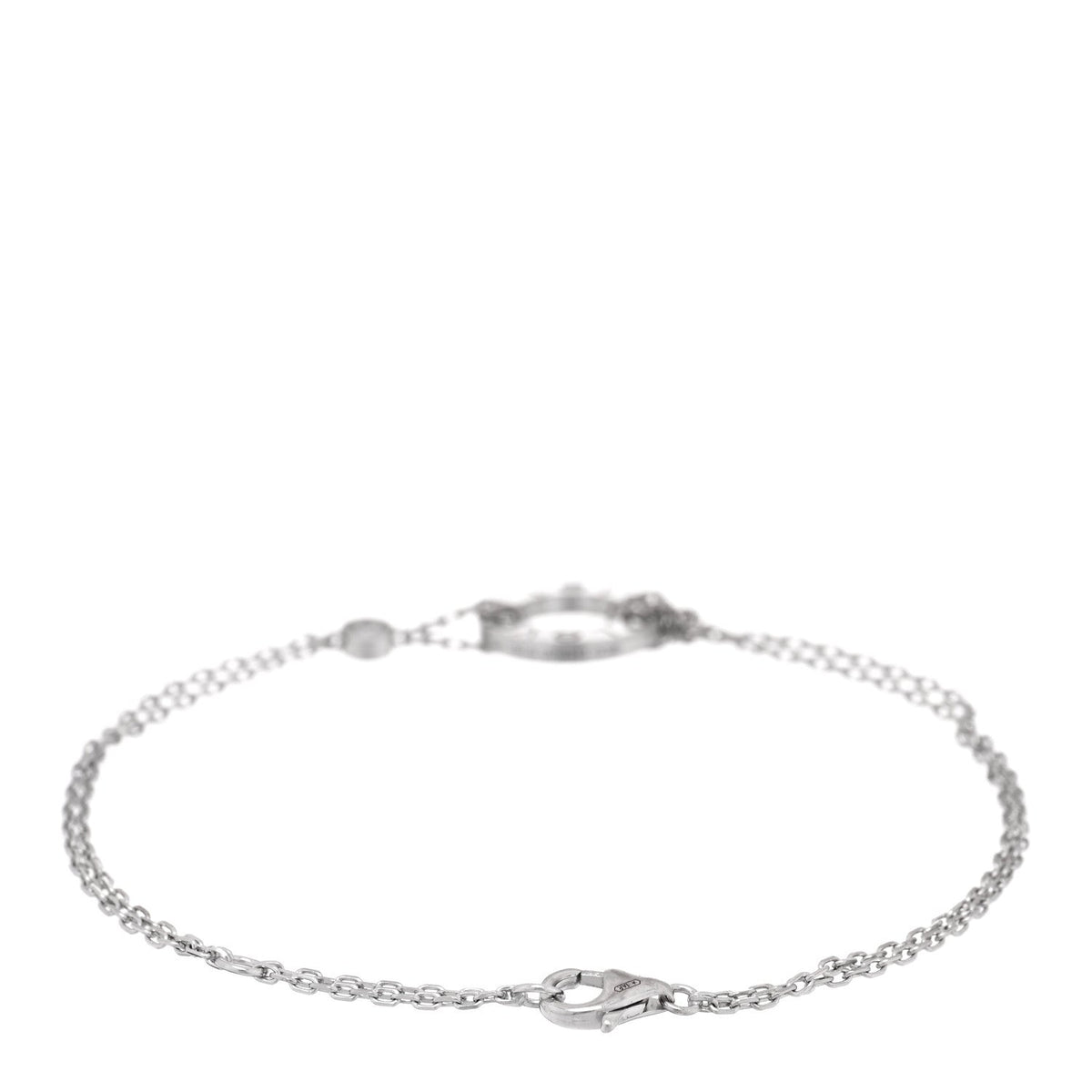 18K White Gold Diamond LOVE Bracelet