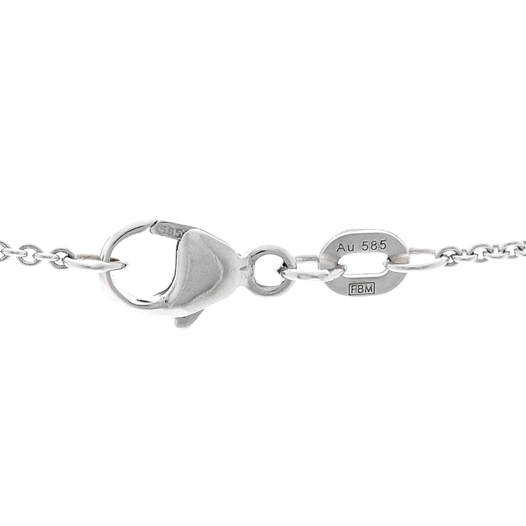 14k 18K White Gold Diamond Tahitian Cultured Pearl 9.5-10mm Drop Pendant Necklace