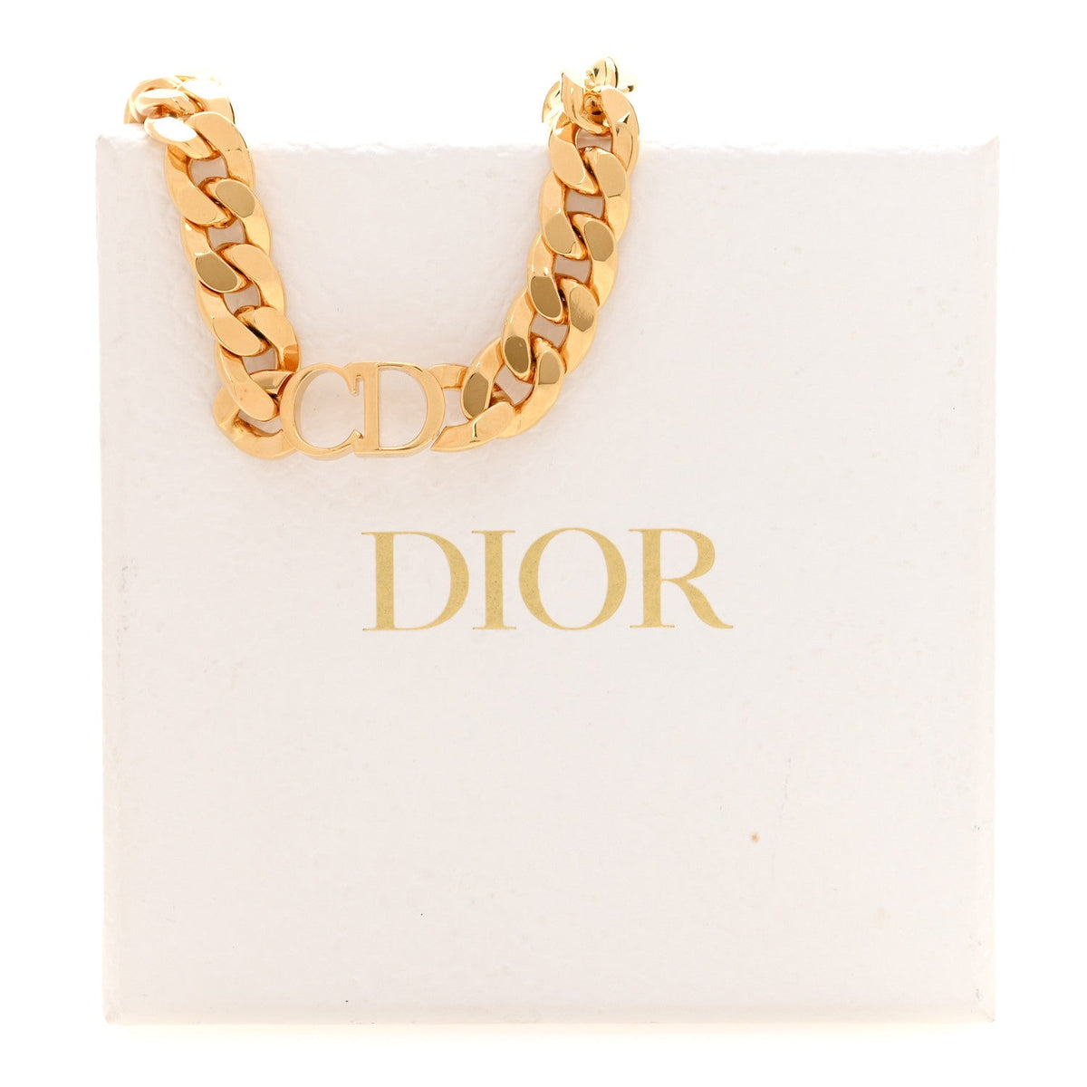 Metal Danseuse Etoile Chain Choker Necklace Gold