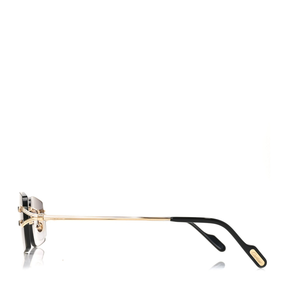 Metal Classic C Rimless Sunglasses CT0550S Gold