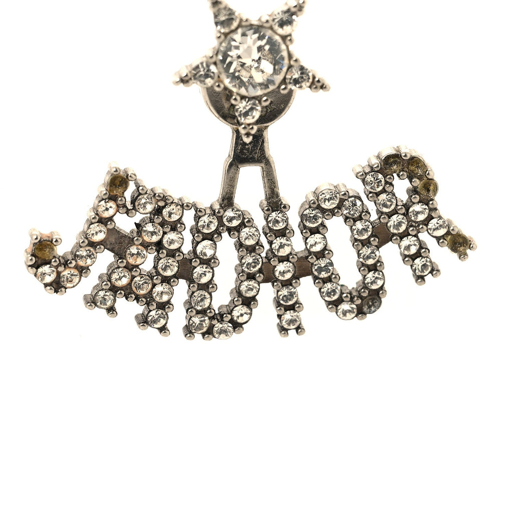 Palladium Crystal J'adior Earrings