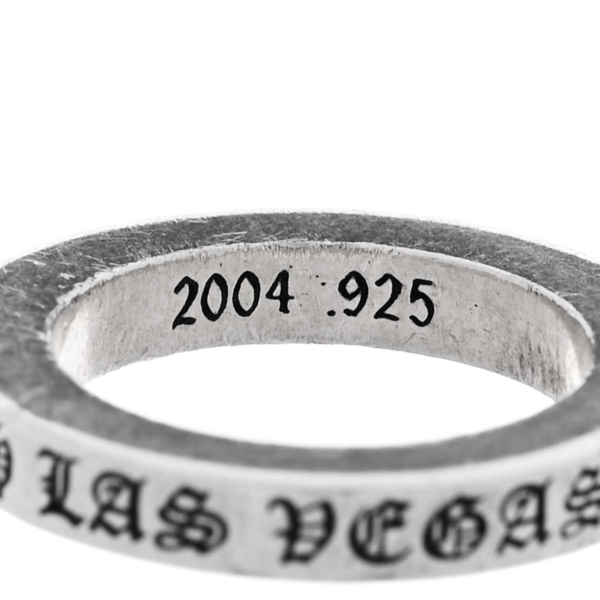 Sterling Silver CH Las Vegas Fck You Spacer Ring 49 5
