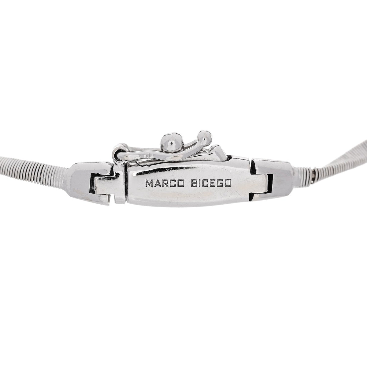 18K White Gold Diamond Marrakech Twisted Coil Bracelet
