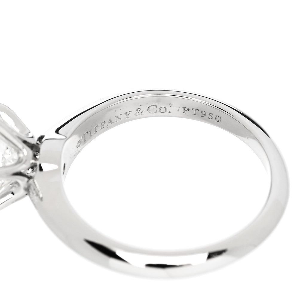 Platinum Diamond 1.32ct Solitaire Engagement Ring 47 4