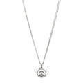 18K White Gold Diamond Happy Spirit Pendant Necklace