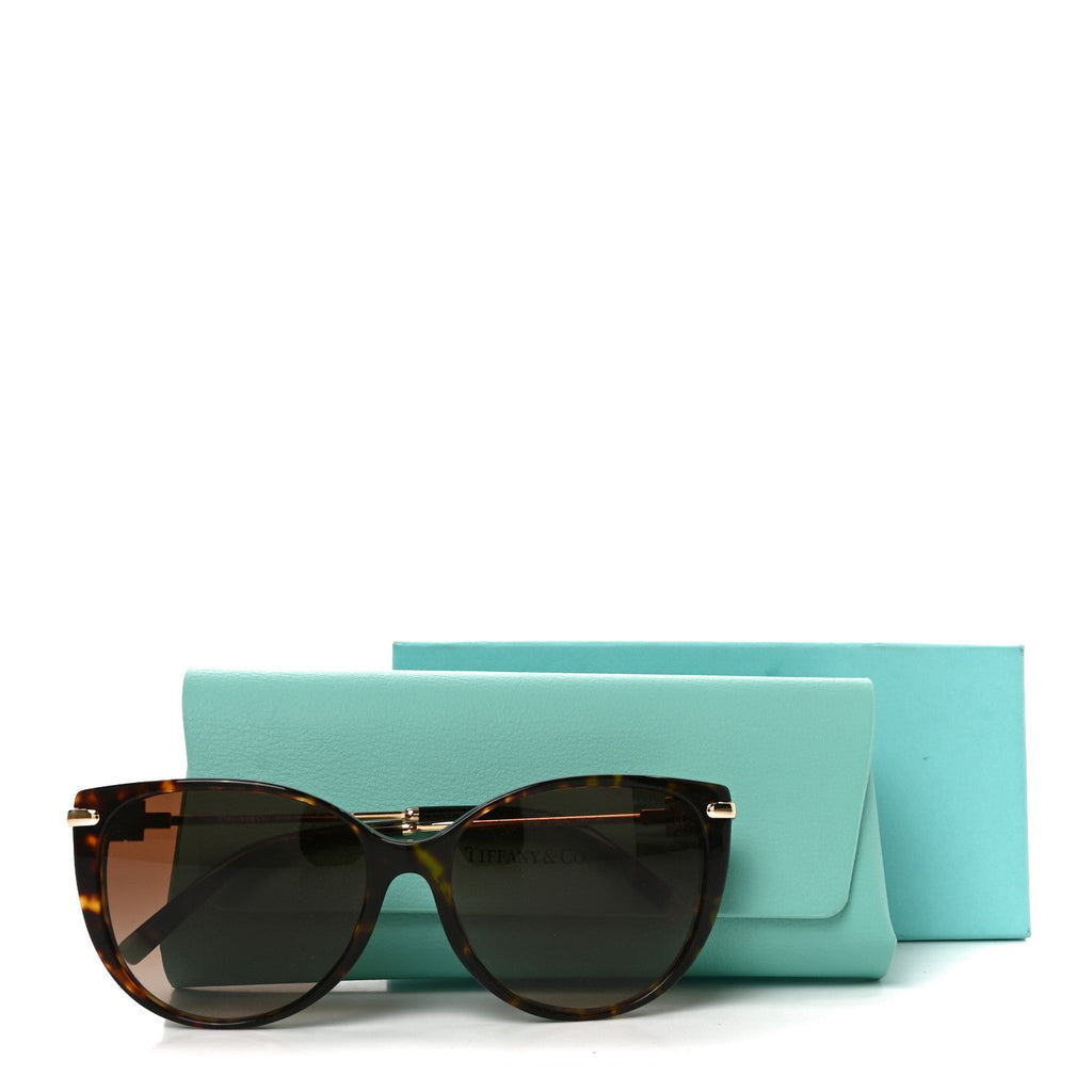 Acetate Metal Mother of Pearl T Wire Sunglasses TF4178 Havana Brown