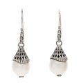 Sterling Silver Freshwater Cultured Pearl Classic Chain Drop Earrings