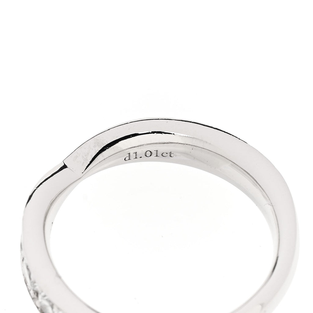 Platinum Diamond 4.3mm Harmony Band Ring 54 7