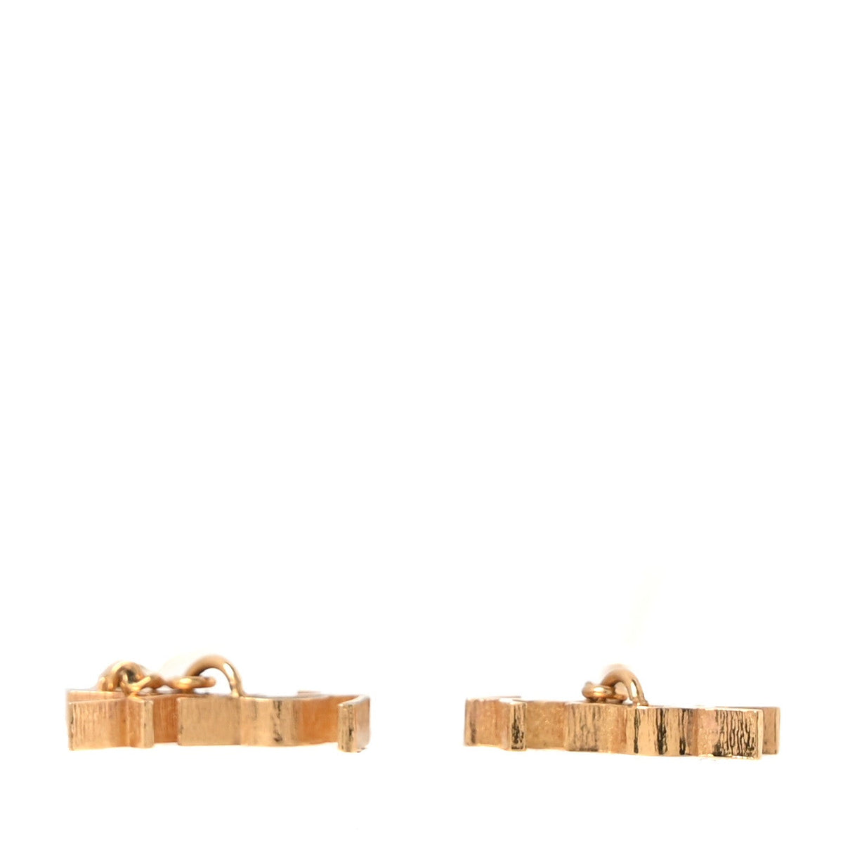 Metal Opyum Threader Earrings Gold