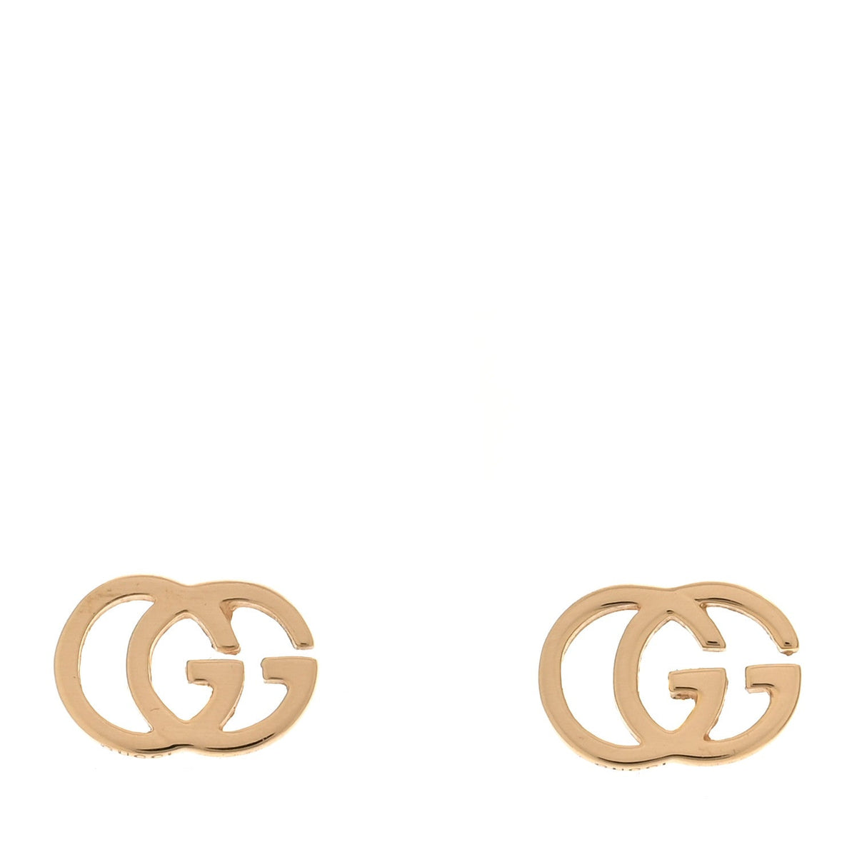 18K Yellow Gold GG Tissue Stud Earrings