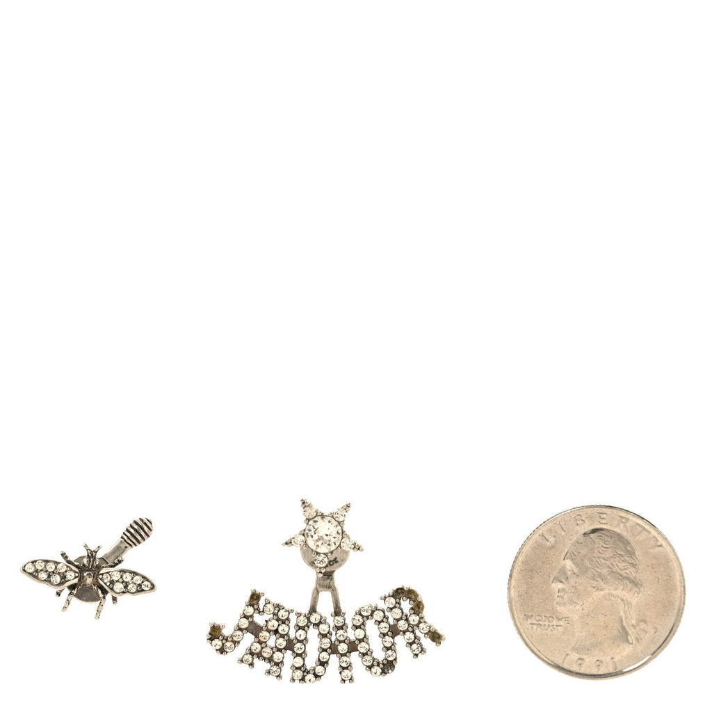 Palladium Crystal J'adior Earrings