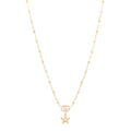 18K Yellow Gold Diamond Flora Necklace