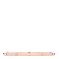 18K Pink Gold 6 Diamond Small LOVE Bracelet 20