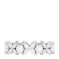 Platinum Diamond Victoria Alternating Band Ring 52 6