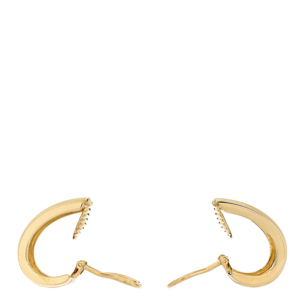 18K Yellow Gold Atlas Hoop Earrings