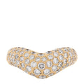 18K Yellow Gold Diamond 1.23ctw Ring 50 5.5