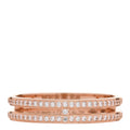 18K White Gold Diamond PM d'Ancre Enchainee Ring 54 7
