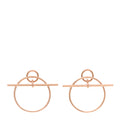 18K Rose Gold PM Loop Earrings